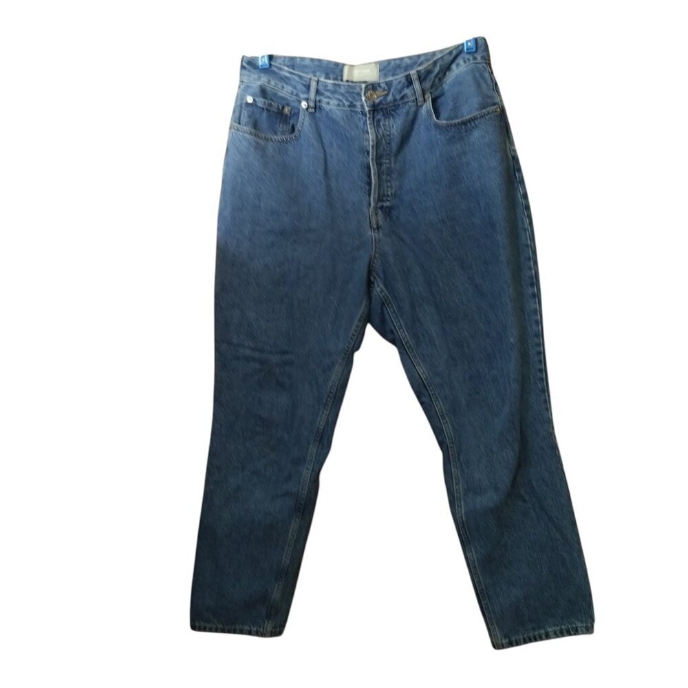 Everlane The Curvy 90’s Cheeky Straight Button Fly Blue Jeans Women’s Size 32